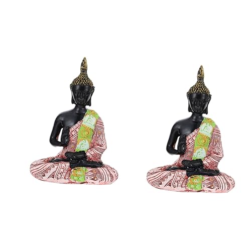 Wandlampe 3pcs Shui Home Zen Garden Kit Ornamente Aufkleber Dekorpackhalter Mandala Statuen Feng Weihrauch Stick Halter Spirituelle Zen Orament Harz Bunte Klammer Licht Licht von SLCHJX