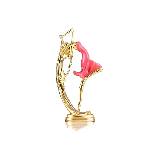 Wandlampe Dekorative Ornamente, Dekoration Skulptur Harz Tanz Mädchen Skulpturen Statue Home Art Decor Statuen Ornamente Desktop Statue Skulptur Handwerksbürodekoration (a) Bracket Light von SLCHJX