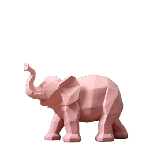 Wandlampe Dekorative Ornamente, Wohnkultur Elefant Statue moderner Stil Dekorative Ornament Dekoration für Wohnzimmer Schlafzimmer Schreibtisch Schrank Skulptur Handwerksbürodekoration (schwarz) von SLCHJX