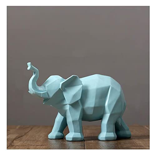 Wandlampe Dekorative Ornamente, Wohnkultur Elefant Statue moderner Stil Dekorative Ornament Dekoration für Wohnzimmer Schlafzimmer Schreibtisch Schrank Skulptur Handwerksbürodekoration (schwarz) von SLCHJX