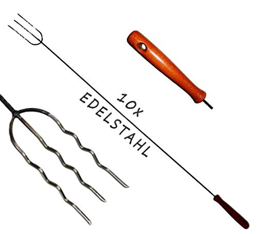 10x XXL Grillspieß Lagerfeuer Feuer Edelstahl Spieß Grillbesteck Chrom 1m / 120cm NEU! 10x XXL Grillspieß Lagerfeuer Feuer Edelstahl Spieß Grillbesteck Chrom 1m / 120cm NEU! von SLD