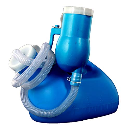 SLDAGe Urinflaschen Für Männer, 2000ML Es Kann Tragbare Töpfchen-Pee-Flasche Mit 160 cm Langem Schlauch Für Hospital Home Camping Car Travel (Blau) Bewegen von SLDAGe
