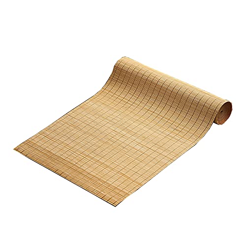 SLDAGe Waschbarer Tischläufer, Bambus Tischset Handgewebte rutschfeste Isolierung Geeignet Für Outdoor/Restaurant/Hochzeit/Bauernhof,30×135cm von SLDAGe