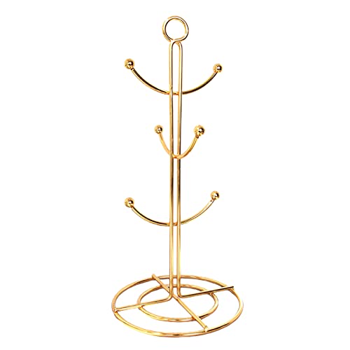 SLDHFE Kaffeebecher-Halter, 34 cm, Metall, Tassenbaum-Halter, Kaffeetassen-Halter, Tassenhalter, Tassenhalter, Kaffee-Tassenregal für Theke SLDHFE Kaffeebecher-Halter, 34 cm, Metall, Tassenbaum-Halter, Kaffeetassen-Halter, Tassenhalter, Tassenhalter, Kaffee-Tassenregal für Theke von SLDHFE