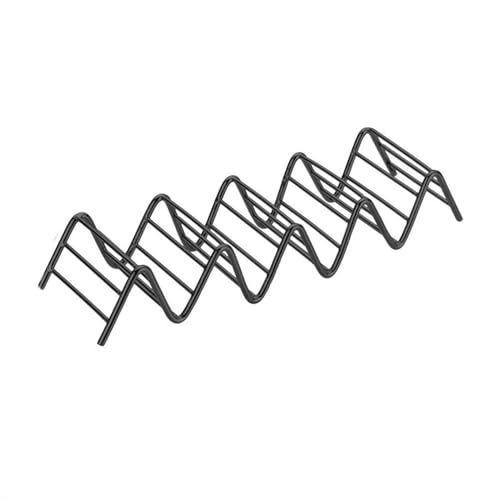 Taco-Stand Gewellter Taco-Ständer aus Edelstahl, Taco-Ständer, kreativer Taco-Ständer(Colour 1,22.7cm) von SLEDEZ