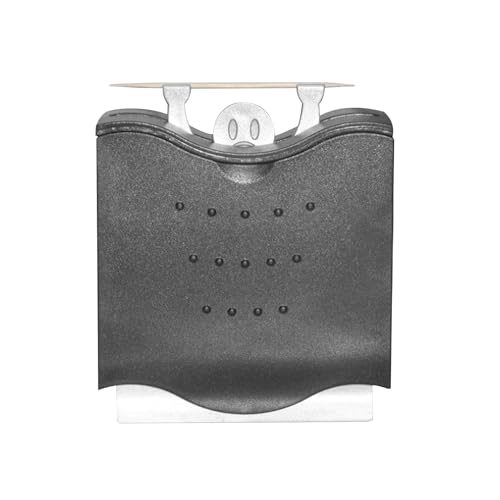 1 Stück Zahnstocherbox, geeignet für 6,5 cm Zahnstocher, Zahnstocherabgabegerät, automatischer Zahnstocherauswerfer (schwarz) von SLEEKEE