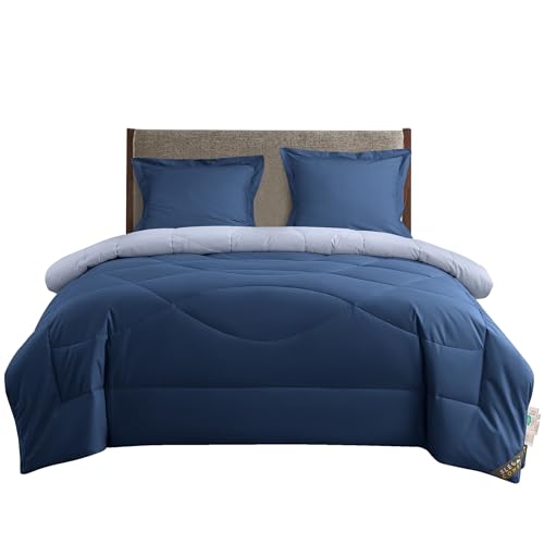 SLEEP COMFY 4 Jahreszeiten Bettdecke 240x220 cm – Ganzjahresdecke ohne Bezug - Leichte Sommerdecke & Kuscheldecke – Anti-Allergie Baumwolle – Oeko-TEX Zertifiziert – King-Size Betten von SLEEP COMFY
