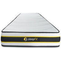 Sleepfit - flexy Matratze 75x190cm, Taschenfedern und Memory-Schaum, Härtegrad 4, Höhe: 22cm, 3 Komfortzonen von SLEEPFIT