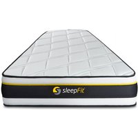 Sleepfit - soft Matratze 105x190cm, HD-Schaum mit Mikroluftzellen, Härtegrad 5, Höhe: 19cm, 3 Komfortzonen von SLEEPFIT