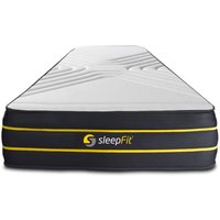 Sleepfit - ultra Matratze 90x200cm, Memory-Schaum und Mikro-Taschenfedern, Härtegrad 2, Höhe: 26cm, 7 Komfortzonen von SLEEPFIT