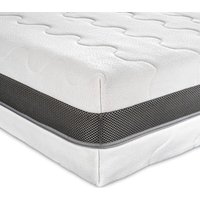 Orthopädische Matratze 90x200 H4 H3, Höhe ca. 18cm, 7 Zonen Kaltschaummatratze 90x200 mit Aloe Vera veredeltem Doppeltuchbezug von SLEEPNEO