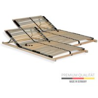 Sleepneo - Lattenrost 200x200 cm – Verstellbares Kopfteil 42 Latten 7-Zonen Belastbar bis ca. 140 kg Birkenschichtholz Selbstmontage Made in Germany von SLEEPNEO