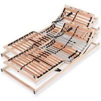 Sleepneo - Lattenrost 200x200 cm elektrisch verstellbares Kopf & Fußteil fertig montiert 28 Latten 5 Zonen von SLEEPNEO
