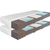 Ortho Dynamic Matratze 200x200 Höhe 19cm, 7-Zonen Gel Matratze H3&H4, Öko-Tex zertifiziert, Made in Germany von SLEEPNEO