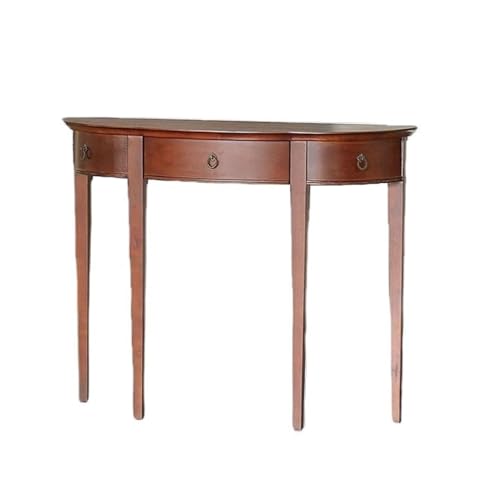 SLEEVE Eintragstabelle Eingangskorridor Halbrunder Konsolentisch Aus Massivem Holz Im Retro-Stil In Wandform von SLEEVE