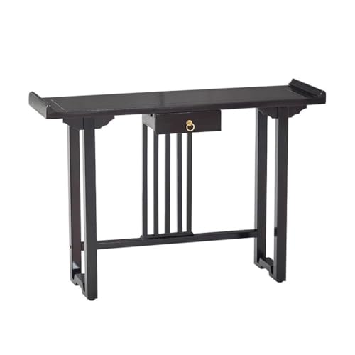 SLEEVE Eintragstabelle Eingangswand-Eingangstisch Aus Massivem Holz Im Chinesischen Stil, Einfacher Moderner Langer Tisch-Eingangsschrank von SLEEVE