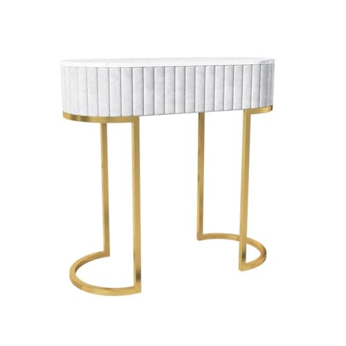 SLEEVE Eintragstabelle Moderner, Schlichter Konsolentisch Aus Marmor Und Goldenem Wandkonsolen-Dekoschrank von SLEEVE
