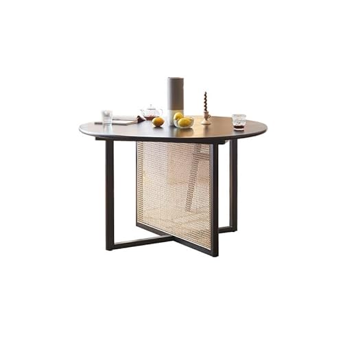 SLEEVE Esstisch Esstisch aus Holz Nordic Rattan Home Round Restaurant von SLEEVE