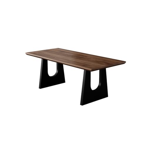 SLEEVE Esstisch Home Massivholz Esstisch Rechteckige Werkbank Schreibtisch Hotel Küche(140cm) von SLEEVE