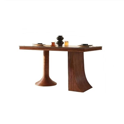 SLEEVE Esstisch Rattan Holz Esstisch B & Restaurant Rechteckigen Hause Wohnzimmer(180x80x75cm) von SLEEVE