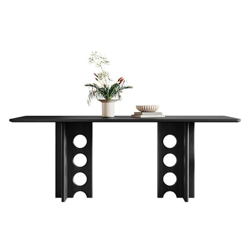 SLEEVE Esstisch Retro Esstisch Modern Einfach Rechteckig Holz Home(1.4x0.8x0.75m) von SLEEVE