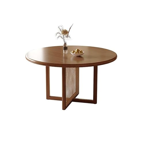 SLEEVE Esstisch Wabi-sabi Stil Massivholz Esstisch Hause Runde Hotel Homestay Original(111cm) von SLEEVE