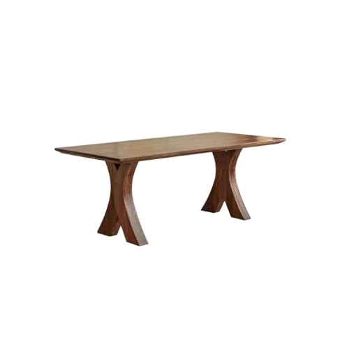 SLEEVE Home-Office-Schreibtische Einfache Möbel im Wabi-Sabi-Stil aus massivem Holz for das Wohnzimmer, geeignet for das Arbeitszimmer zu Hause Basteltisch(200cm) von SLEEVE