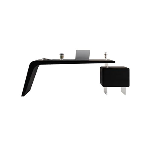 SLEEVE Home-Office-Schreibtische Minimalistische Arbeitszimmermöbel aus Holz mit Sideboards, geeignet for Zuhause und Büro Basteltisch(180x70x75cm) von SLEEVE