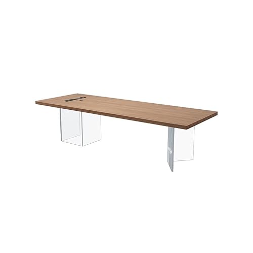 SLEEVE Home-Office-Schreibtische Minimalistische Büromöbel aus Massivholz, CEO-Chef-Werkbank aus Acryl, Arbeitstisch for Wohnzimmer, Schlafzimmer und Zuhause Basteltisch(180x80x75cm) von SLEEVE
