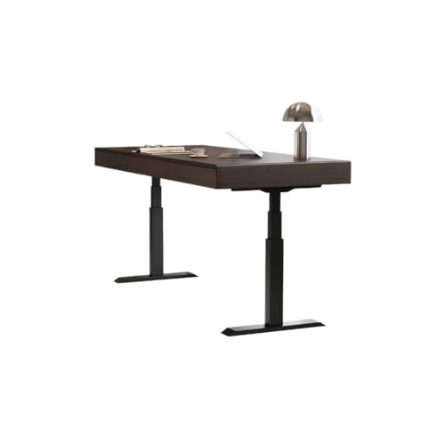 SLEEVE Home-Office-Schreibtische Minimalistischer intelligenter elektrischer Lift-Schreibtisch, moderner Computertisch, Arbeitszimmer, Werkbank aus massivem Holz Basteltisch(180cm) von SLEEVE