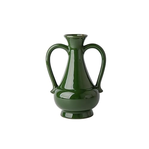 Vasen Wohndeko Home Veranda Dekoration Ornamente Retro Doppel-Ohr Keramik Vase Grün Tisch Flasche Vasen Wohndeko Home Veranda Dekoration Ornamente Retro Doppel-Ohr Keramik Vase Grün Tisch Flasche von SLEEVE