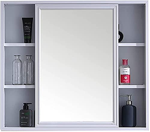 SLGGPJBU Badezimmer-Wandschrank, Aufbewahrungs-Organizer, Badezimmerschrank, Wandbehang, Spiegel, Heimspiegelschrank, Aufbewahrungsschrank, Badezimmerspiegel, Wandbehang, 60 x 12 x 70 cm, Weiß SLGGPJBU Badezimmer-Wandschrank, Aufbewahrungs-Organizer, Badezimmerschrank, Wandbehang, Spiegel, Heimspiegelschrank, Aufbewahrungsschrank, Badezimmerspiegel, Wandbehang, 60 x 12 x 70 cm, Weiß von SLGGPJBU