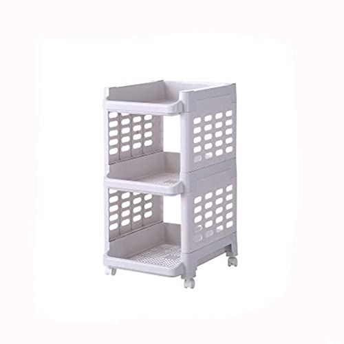 SLGGPJBU Küchenaufbewahrungswagen Regalwagen Pp Rollwagen Rack Haushaltswagen Küchenaufbewahrung beweglich SLGGPJBU Küchenaufbewahrungswagen Regalwagen Pp Rollwagen Rack Haushaltswagen Küchenaufbewahrung beweglich von SLGGPJBU