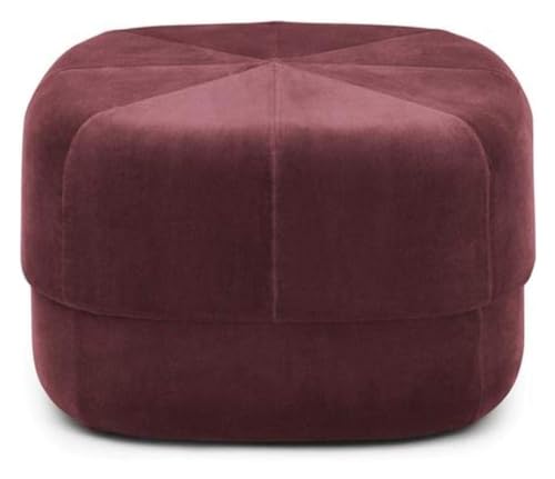 SLGGPJBU Ottoman Gold Samt getuftet Rund Ottomane Sofa Fußhocker Einzelstufe Hocker Massivholzrahmen Pouf von SLGGPJBU