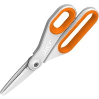 Slice - 10545 Universalschere Linkshänder, Rechtshänder 198 mm Orange, Weiß von SLICE