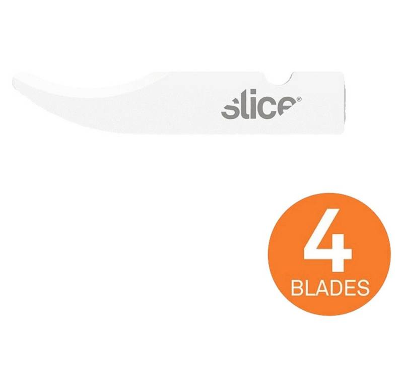 SLICE Cuttermesser Slice 10536 Keramische Ersatzklingen, Nahttrenner abgerundet 4 St. von SLICE