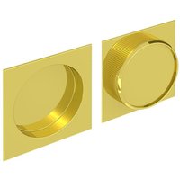 Slid'up By Mantion - Griffmulden Set für Schiebetüren, eckig, gold, für Durchgangstüren, Zimmertüren, Schranktüren von SLID'UP BY MANTION