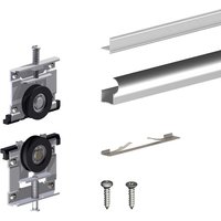 Slid'up By Mantion - slid'up 220 Ergänzungsset, 18 mm, 1 Tür, 70 kg, silber von SLID'UP BY MANTION