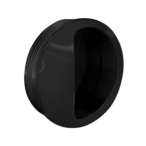 Muschelgriff rund, Kunststoff, 50 mm, schwarz von SLID'UP