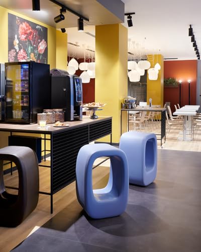 Slide Design Lazy Bones Hocker und Beistelltisch rot von SLIDE