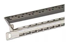 SLIM WIREWIN Wirewin Keystone Modul-Leerpanel, 24 Anschlüsse, Nickel, geschirmt, 0,5HE Keystone System (WKS Panel 24 0,5U Nickel) Marke von SLIM WIREWIN
