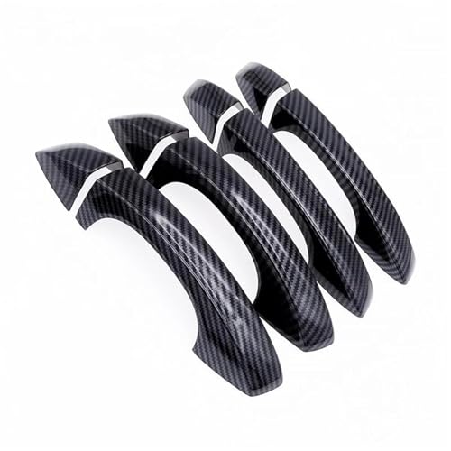 HDSNWG Auto Seite Tür Griff Chrom Dekoration Abdeckung Dekor Für VW Für Golf 7 2014-2018(Carbon Fiber) von SLIMES