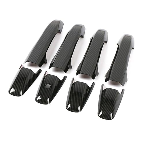 HDSNWG Auto Türgriff Abdeckung Dekoration Trim Schutz Aufkleber Für Civic 2006-2011 8 Gen(Fiber Color) von SLIMES