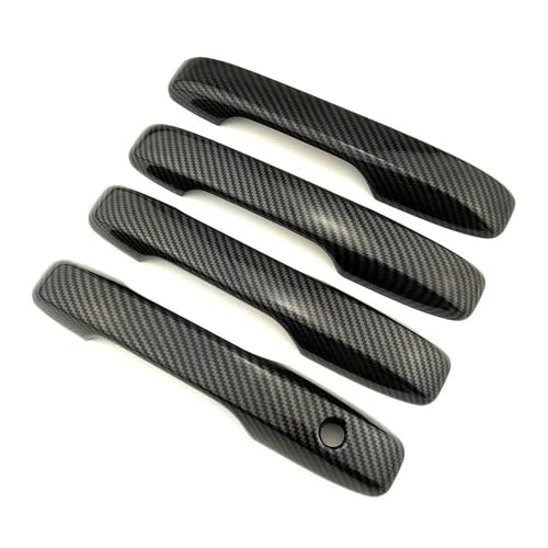 HDSNWG Autotürgriffabdeckung Dekoration Trim Schutzaufkleber Für Jazz Für Fit 2020-2021(Carbon Fiber Color) von SLIMES
