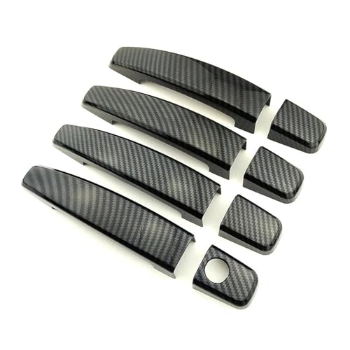 HDSNWG Chrom Türgriff Abdeckung Dekoration Trim Schutz Aufkleber Für Opel Für Vectra C 2002-2009(Fiber Color) von SLIMES