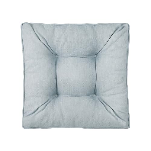 SLIPIO Outdoor Kissen für Gartenmöbel |Sitzkissen 60x60 cm Polster für Rattan Möbel | Hoch FÜLLPRO+ Füllung | Lounge Auflagen für Stuhl, Gartenbank | Himmelblau von SLIPIO