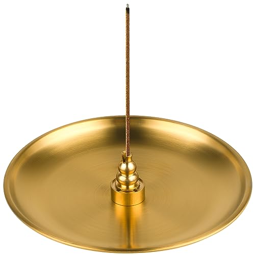 SLKIJDHFB 3-in-1-Räucherstäbchenhalter, Messing-Räucherstäbchenbrenner mit 5,51-Zoll-Eschenfänger aus legierter Asche Geeignet für Räucherstäbchen, ideal für die Inneneinrichtung SLKIJDHFB 3-in-1-Räucherstäbchenhalter, Messing-Räucherstäbchenbrenner mit 5,51-Zoll-Eschenfänger aus legierter Asche Geeignet für Räucherstäbchen, ideal für die Inneneinrichtung von SLKIJDHFB