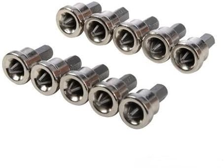 Schnellbauschrauben-Bits 10PK, Phillips Nr. 2 Bits in Chrom-Vanadium, inkl. Tiefenanschlag zum Begrenzen der Schraubenversenkung, installiert Schnellbauschrauben einfach von SLL