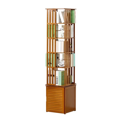 SLMslmsh-5188 Regal Bücherregal Drehbar Bücherregal Schrank Aufbewahrung Boden Tischplatte Aufbewahrung Einfaches Wohnzimmer Einfaches Schlafzimmer Student Buch Aufbewahrung Organizer Regale von SLMslmsh-5188