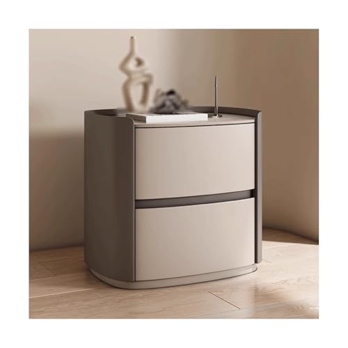 SLOKFV5 Bedside Table Moderner minimalistischer Nachttisch Massivholz Nachttisch mit Lagerschubladen Schlafzimmer Truhe zeitgenössischer Nachtständer Lagerschrank Nachtschrank von SLOKFV5